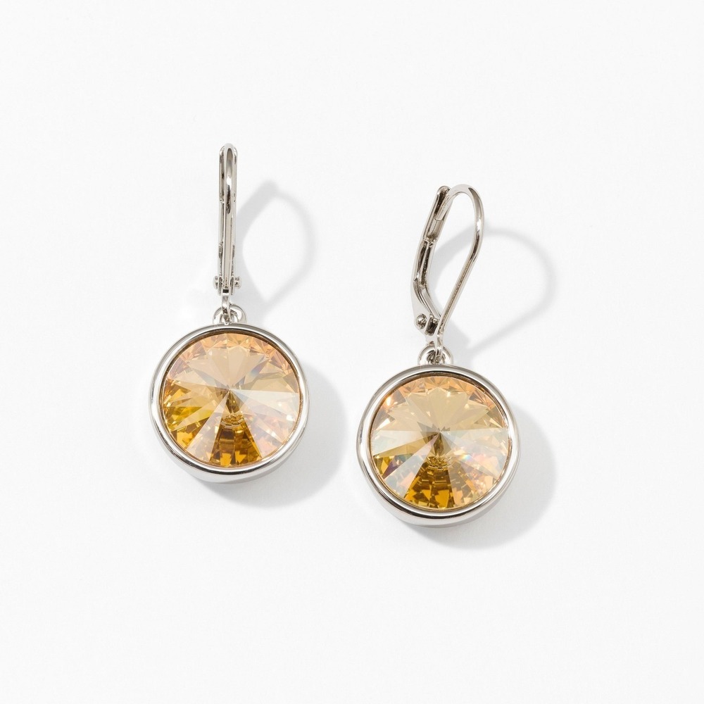 Touchstone Crystal by Swarovski Lulu‎ Earrings, Golden Shadow